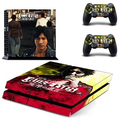 Judge Eyes skin sticker for playstation 4 console and two controllers