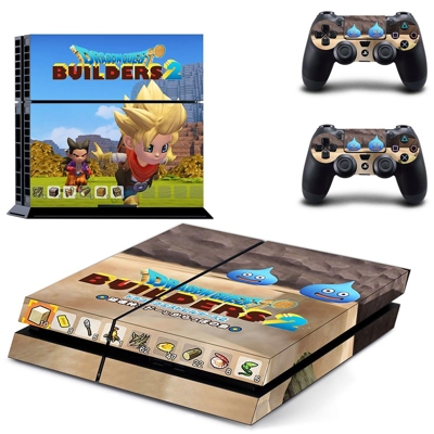 Dragon Quest Builders skin sticker for playstation 4 conso.. Dragon Quest Builders skin sticker for playstation 4 conso..