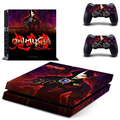 Onimusha skin sticker for playstation 4 console and two co.. Onimusha skin sticker for playstation 4 console and two co..