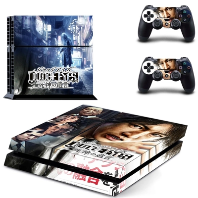 Judge Eyes skin sticker for playstation 4 console and two controllers