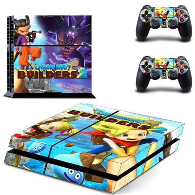 Dragon Quest Builders skin sticker for playstation 4 conso.. Dragon Quest Builders skin sticker for playstation 4 conso..