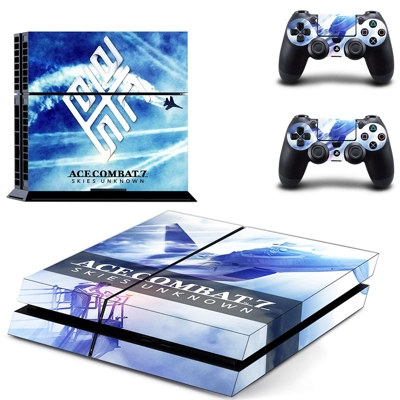 ACE Combat 7 skin sticker for playstation 4 console and two controllers