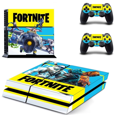 Fortnite skin sticker for playstation 4 console and two co.. Fortnite skin sticker for playstation 4 console and two co..