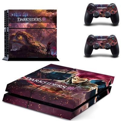 Darksiders 3 skin sticker for playstation 4 console and two controllers