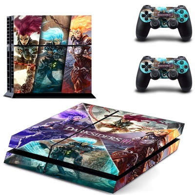 Darksiders 3 skin sticker for playstation 4 console and two controllers