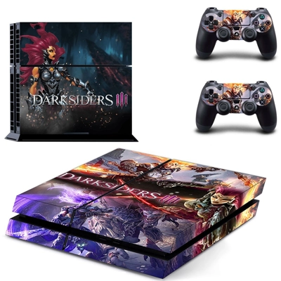 Darksiders 3 skin sticker for playstation 4 console and tw..