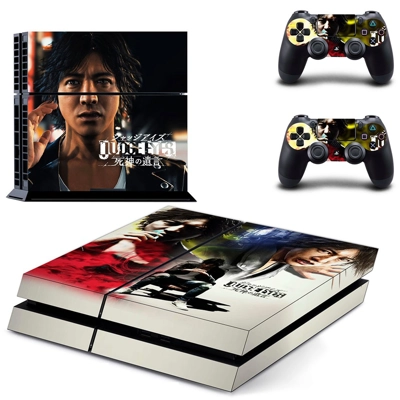 Judge Eyes skin sticker for playstation 4 console and two .. Judge Eyes skin sticker for playstation 4 console and two ..