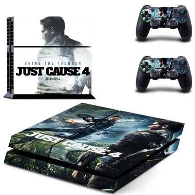 Just Cause 4 skin sticker for playstation 4 console and two controllers