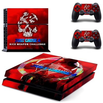 Just Cause 4 skin sticker for playstation 4 console and two controllers