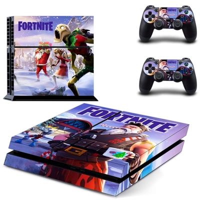 Fortnite skin sticker for playstation 4 console and two co.. Fortnite skin sticker for playstation 4 console and two co..