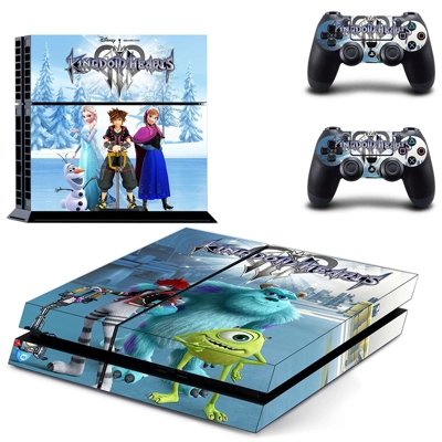 Kingdom Hearts 3 skin sticker for playstation 4 console an.. Kingdom Hearts 3 skin sticker for playstation 4 console an..