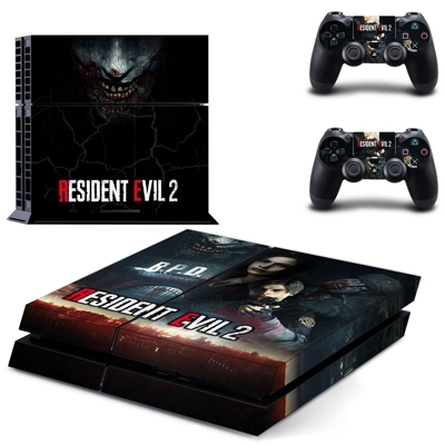 Resident Evil 2 skin sticker for playstation 4 console and.. Resident Evil 2 skin sticker for playstation 4 console and..