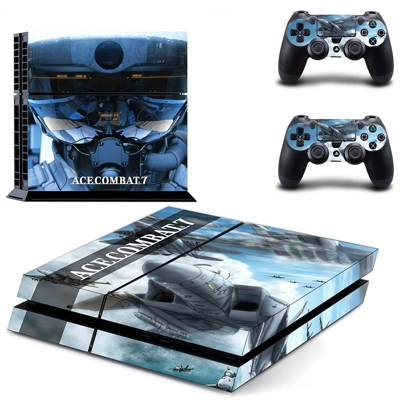 ACE Combat 7 skin sticker for playstation 4 console and two controllers