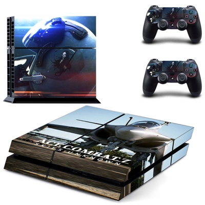 ACE Combat 7 skin sticker for playstation 4 console and two controllers