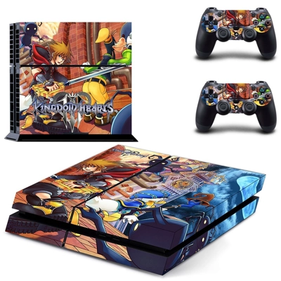 Kingdom Hearts 3 skin sticker for playstation 4 console an.. Kingdom Hearts 3 skin sticker for playstation 4 console an..