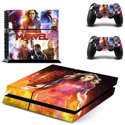 Supergirl skin sticker for playstation 4 console and two c.. Supergirl skin sticker for playstation 4 console and two c..