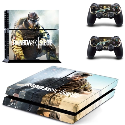 Rainbow Six Siege skin sticker for playstation 4 console and two controllers