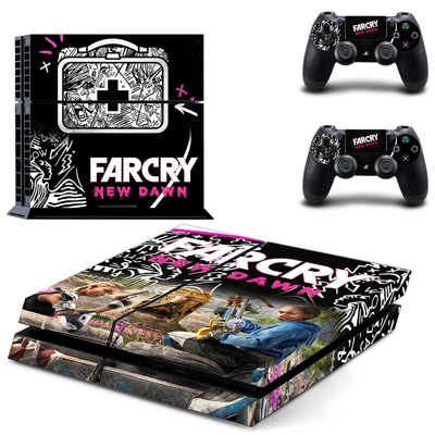 Far Cry New Dawn skin sticker for playstation 4 console and two controllers
