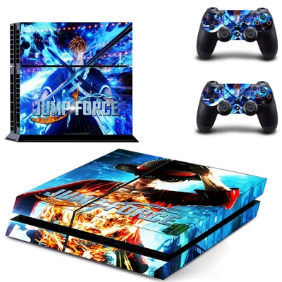 Jump Force skin sticker for playstation 4 console and two controllers