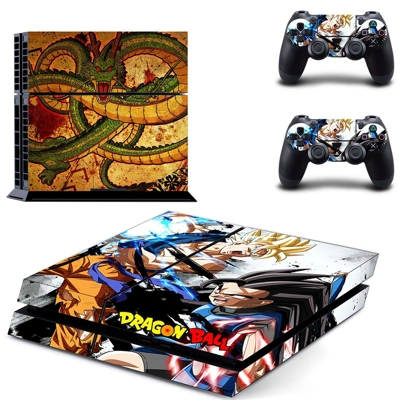 Dragon Ball skin sticker for playstation 4 console and two.. Dragon Ball skin sticker for playstation 4 console and two..