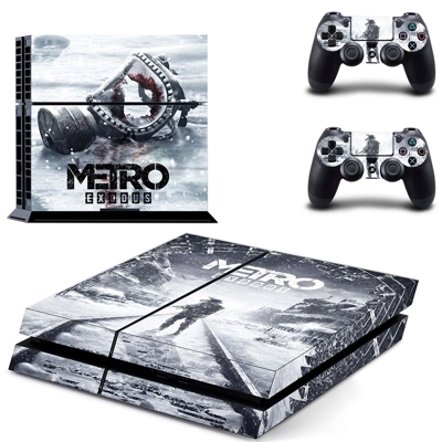 Metro Exodus skin sticker for playstation 4 console and tw.. Metro Exodus skin sticker for playstation 4 console and tw..