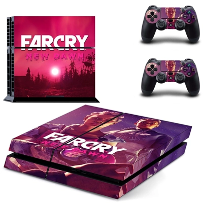 Far Cry New Dawn skin sticker for playstation 4 console and two controllers