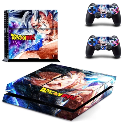 Dragon Ball skin sticker for playstation 4 console and two..