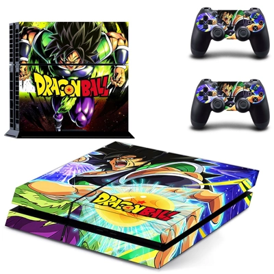 Dragon Ball skin sticker for playstation 4 console and two controllers