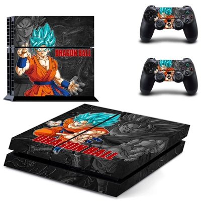 Dragon Ball skin sticker for playstation 4 console and two..