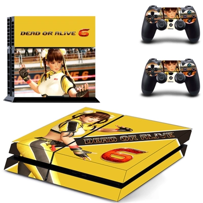 Dead or Alive 6 skin sticker for playstation 4 console and two controllers
