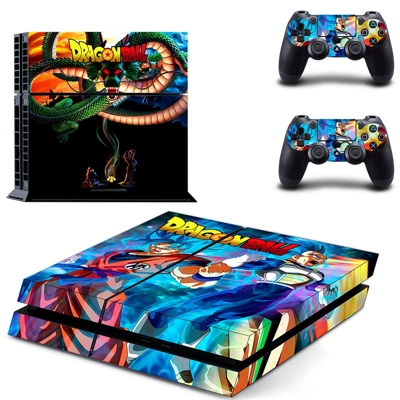 Dragon Ball skin sticker for playstation 4 console and two..