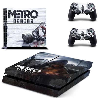 Metro Exodus skin sticker for playstation 4 console and tw..