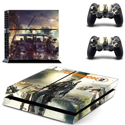 The Division 2 skin sticker for playstation 4 console and two controllers