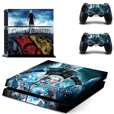 Game of Thrones skin sticker for playstation 4 console and two controllers