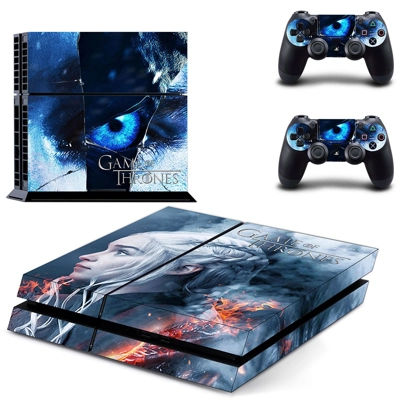 Game of Thrones skin sticker for playstation 4 console and two controllers