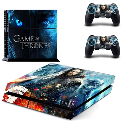 Game of Thrones skin sticker for playstation 4 console and two controllers