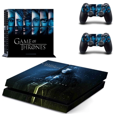 Game of Thrones skin sticker for playstation 4 console and two controllers