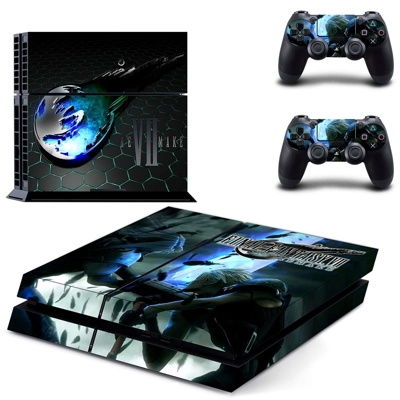 Final Fantasy 8 remake skin sticker for playstation 4 console and two controllers