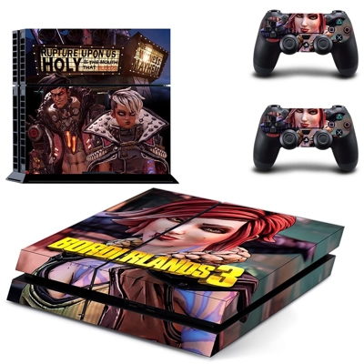 Borderlands 3 skin sticker for playstation 4 console and t.. Borderlands 3 skin sticker for playstation 4 console and t..