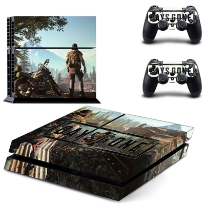 Days Gone skin sticker for playstation 4 console and two c.. Days Gone skin sticker for playstation 4 console and two c..