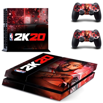 NBA 2K20 skin sticker for playstation 4 console and two co.. NBA 2K20 skin sticker for playstation 4 console and two co..