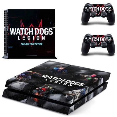 Watch Dogs legion skin sticker for playstation 4 console and two controllers