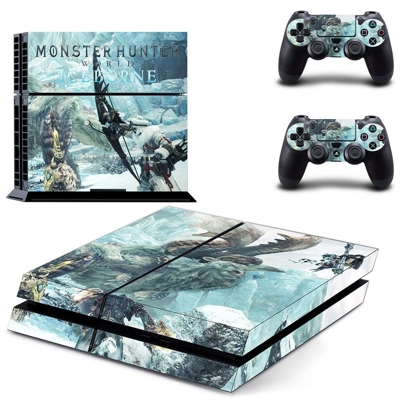 Monster Hunter World iceborne skin sticker for playstation..