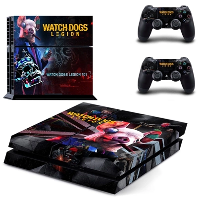 Watch Dogs legion skin sticker for playstation 4 console and two controllers