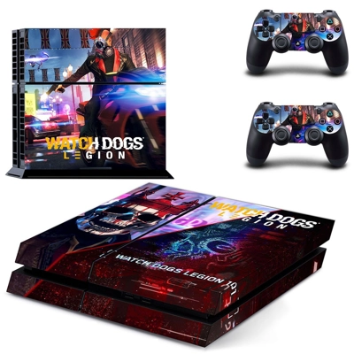 Watch Dogs legion skin sticker for playstation 4 console a.. Watch Dogs legion skin sticker for playstation 4 console a..