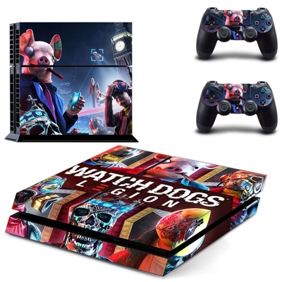 Watch Dogs legion skin sticker for playstation 4 console and two controllers