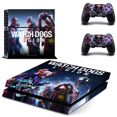 Watch Dogs legion skin sticker for playstation 4 console a.. Watch Dogs legion skin sticker for playstation 4 console a..