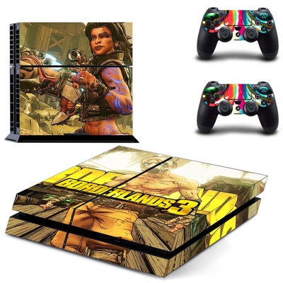 Borderlands 3 skin sticker for playstation 4 console and two controllers