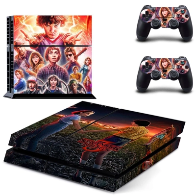 Stranger Things skin sticker for playstation 4 console and.. Stranger Things skin sticker for playstation 4 console and..