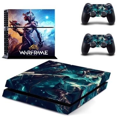 WarFrame skin sticker for playstation 4 console and two co.. WarFrame skin sticker for playstation 4 console and two co..